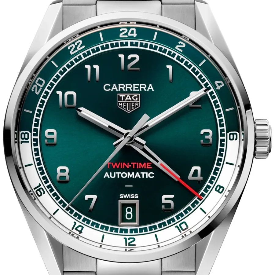 TAG Heuer Carrera 41mm Automatic Green Dial, view 2