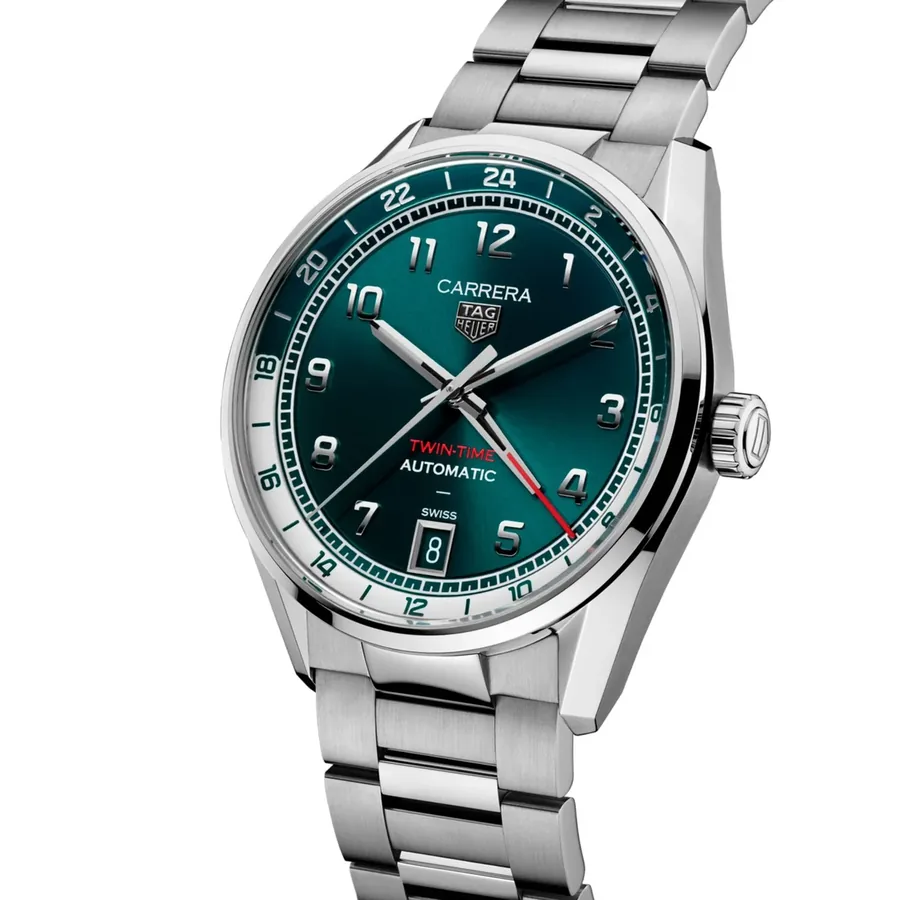 TAG Heuer Carrera 41mm Automatic Green Dial, view 3