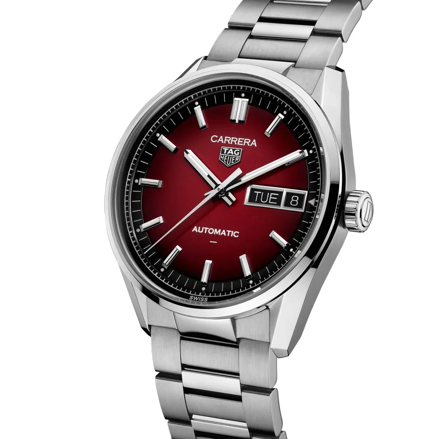 TAG Heuer Carrera 41mm Automatic Red Dial, view 3