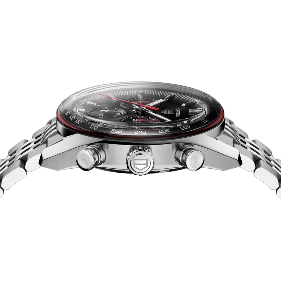 TAG Heuer Carrera 41mm Chronograph Black Dial, view 4