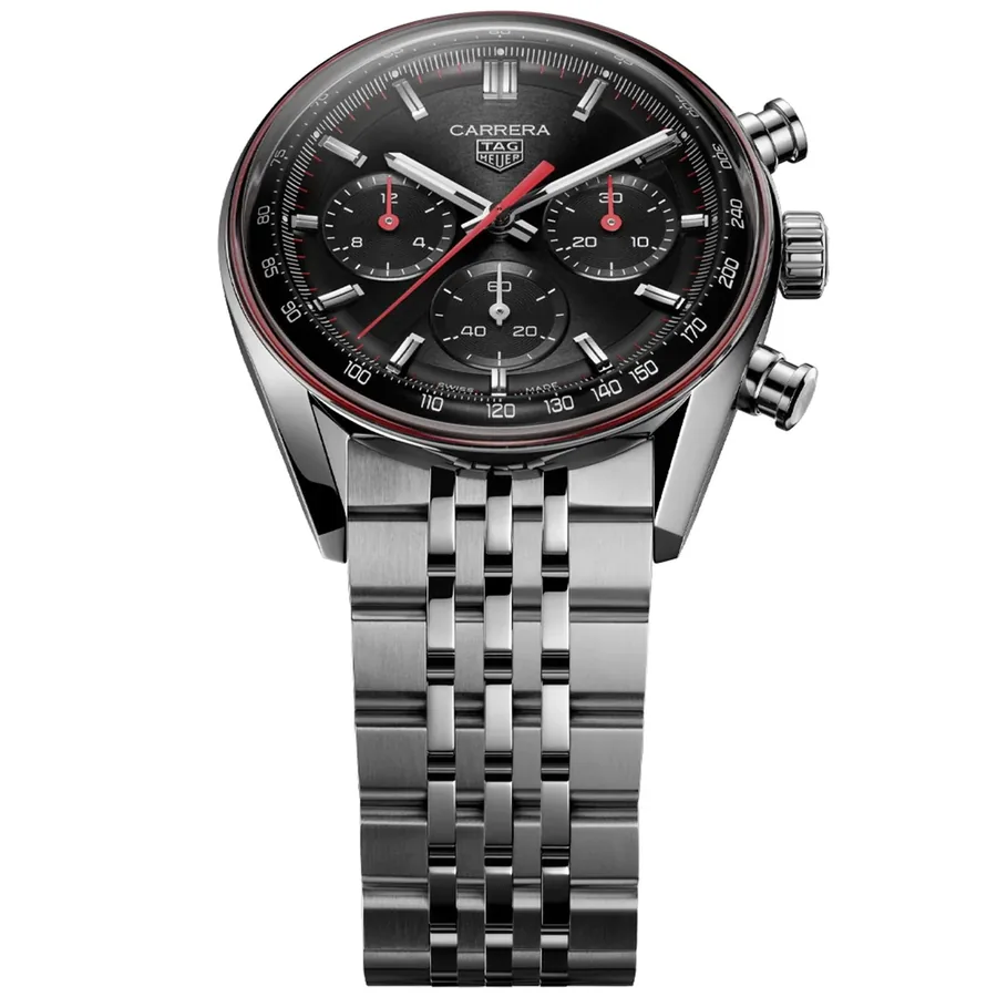 TAG Heuer Carrera 41mm Chronograph Black Dial, view 8