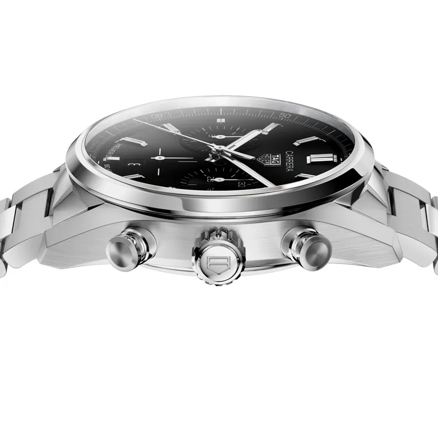TAG Heuer Carrera 42mm Chronograph Black Dial, view 3