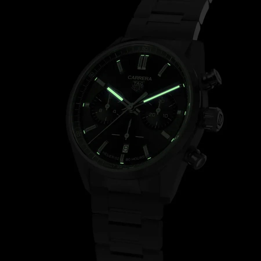 TAG Heuer Carrera 42mm Chronograph Black Dial, view 7
