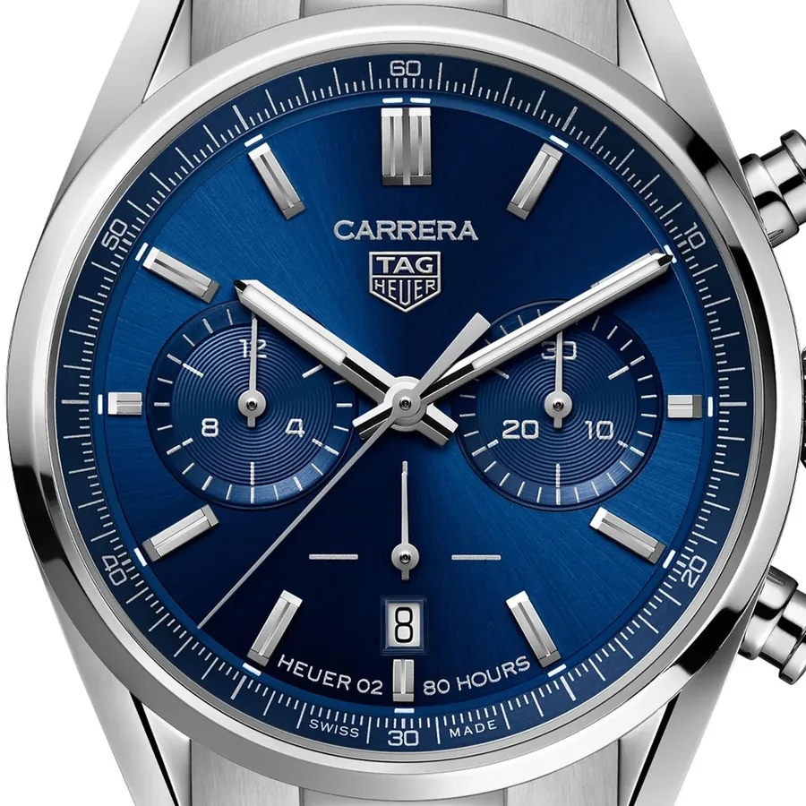 TAG Heuer Carrera 42mm Chronograph Blue Dial, view 2