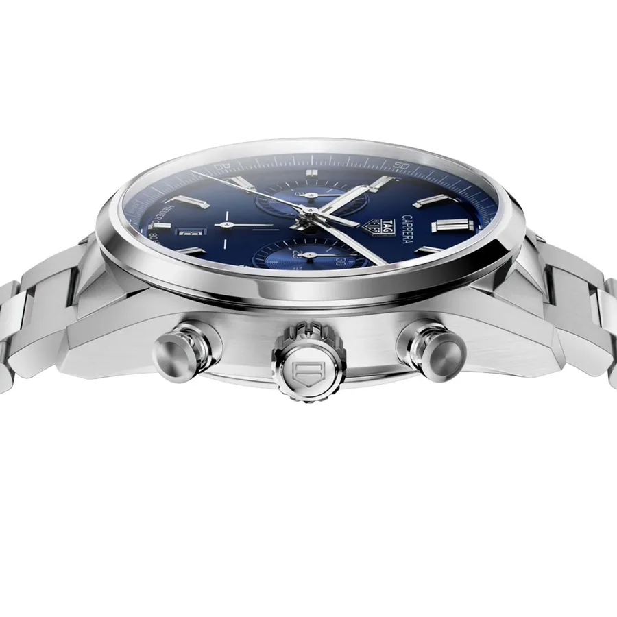 TAG Heuer Carrera 42mm Chronograph Blue Dial, view 3