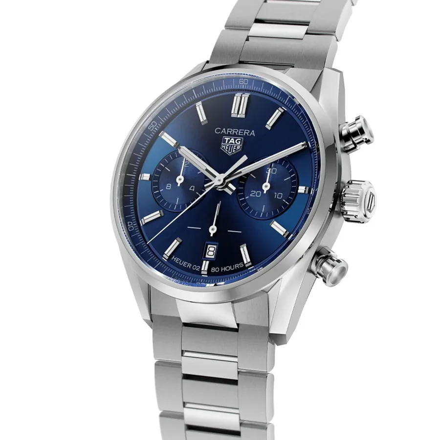 TAG Heuer Carrera 42mm Chronograph Blue Dial, view 4