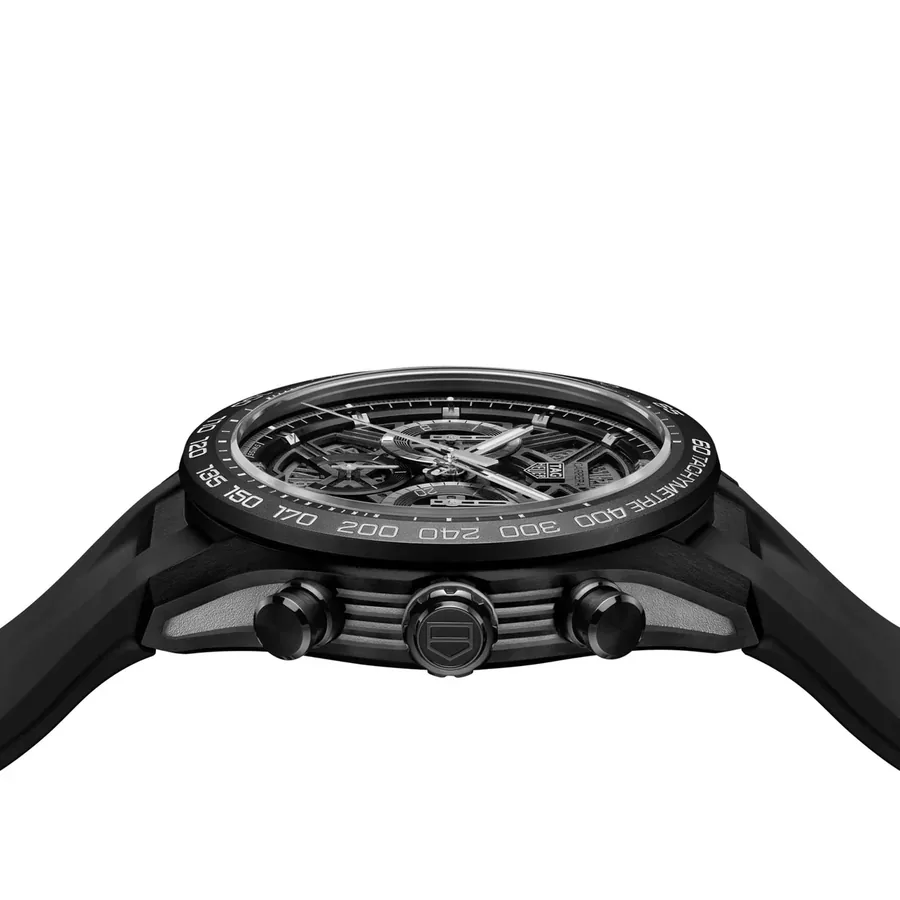 TAG Heuer Carrera 44mm Automatic Black Dial, view 4
