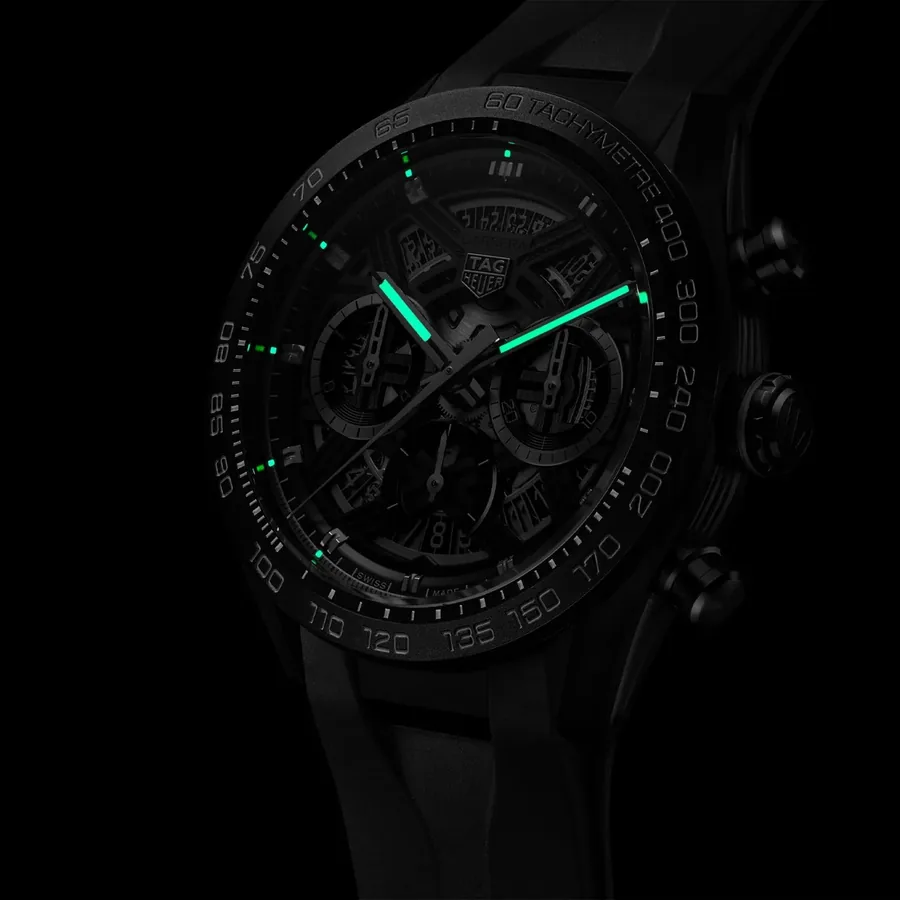 TAG Heuer Carrera 44mm Automatic Black Dial, view 5