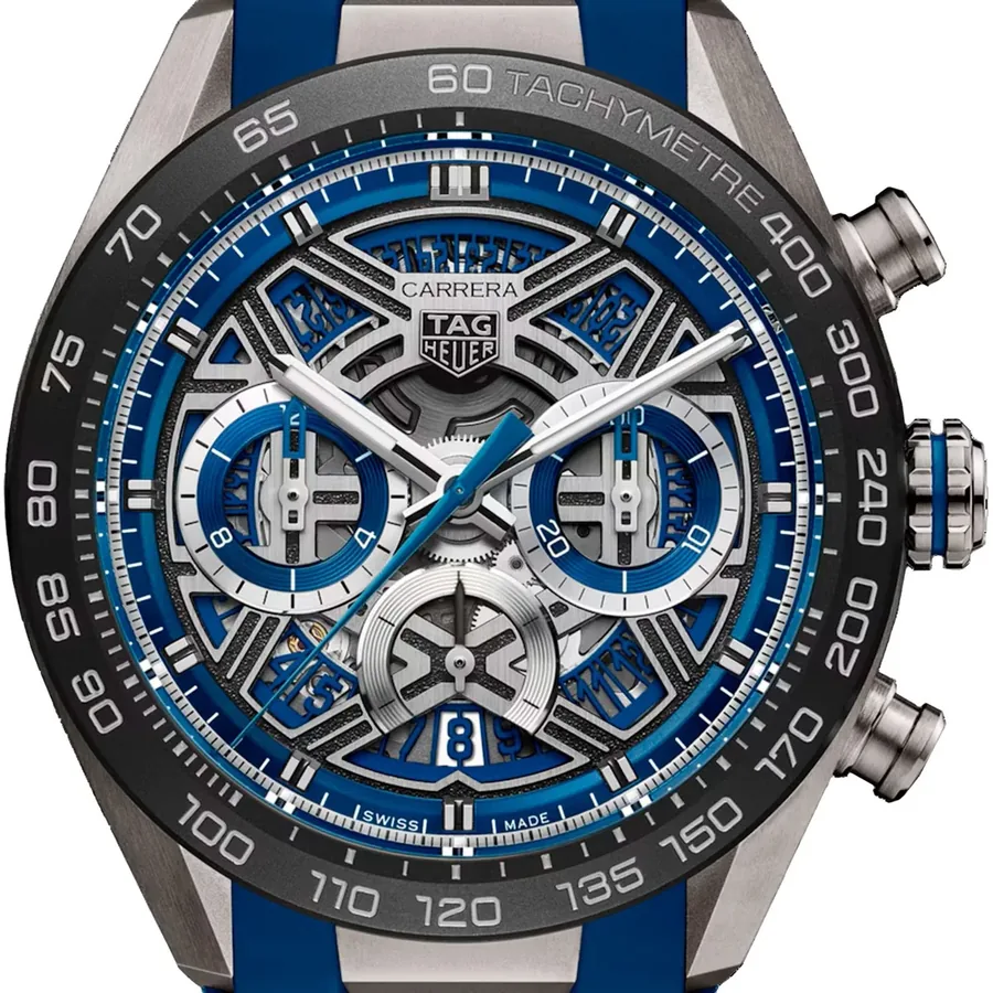 TAG Heuer Carrera 44mm Automatic Blue Dial, view 2