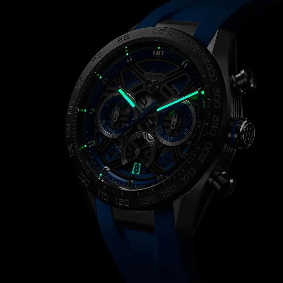 TAG Heuer Carrera 44mm Automatic Blue Dial, view 5