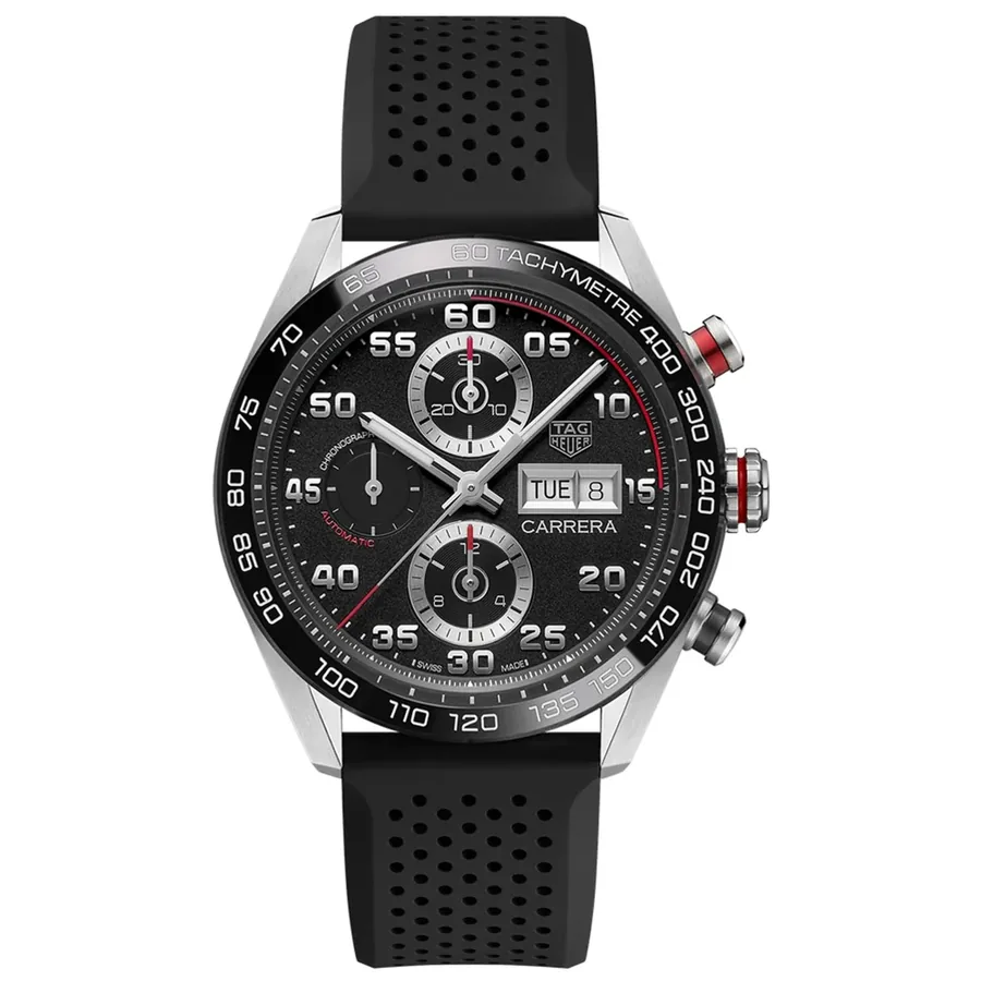 TAG Heuer Carrera 44mm Chronograph Black Dial, Ref. CBN2A1AA.FT6228, front view