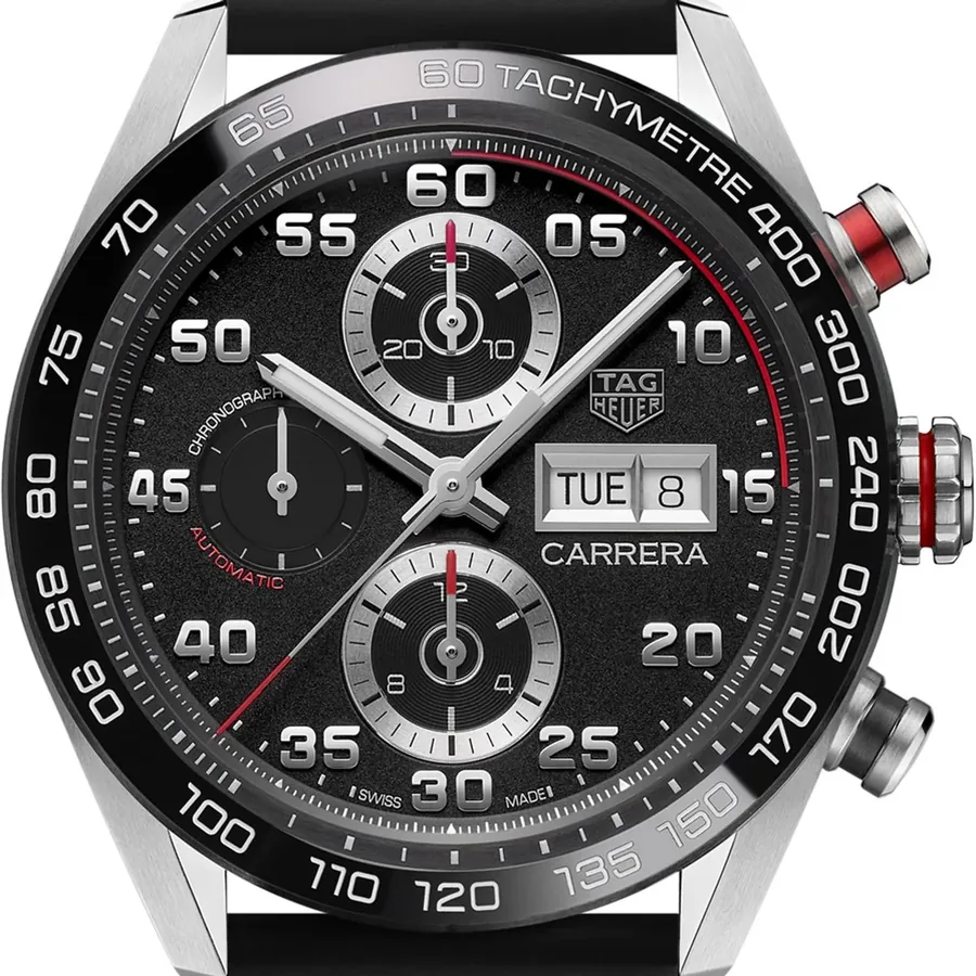 TAG Heuer Carrera 44mm Chronograph Black Dial, Ref. CBN2A1AA.FT6228, view 2