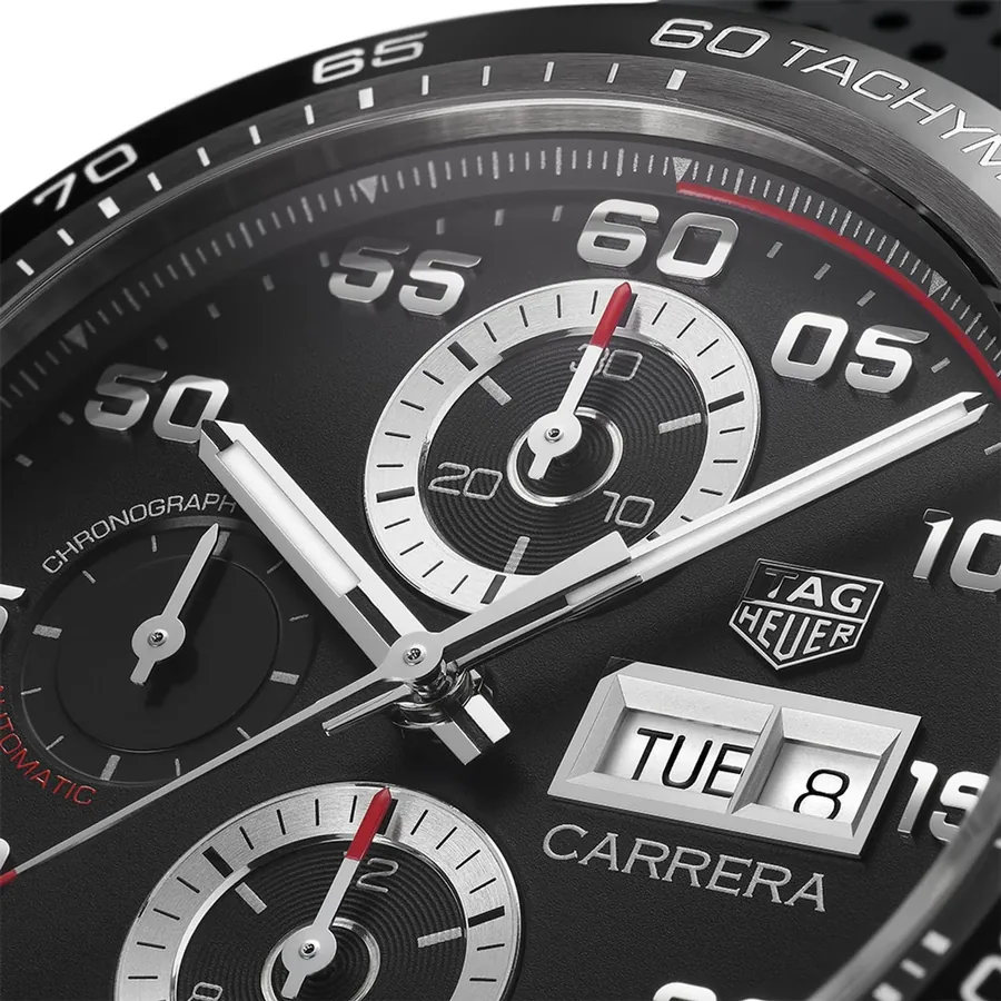 TAG Heuer Carrera 44mm Chronograph Black Dial, Ref. CBN2A1AA.FT6228, view 6