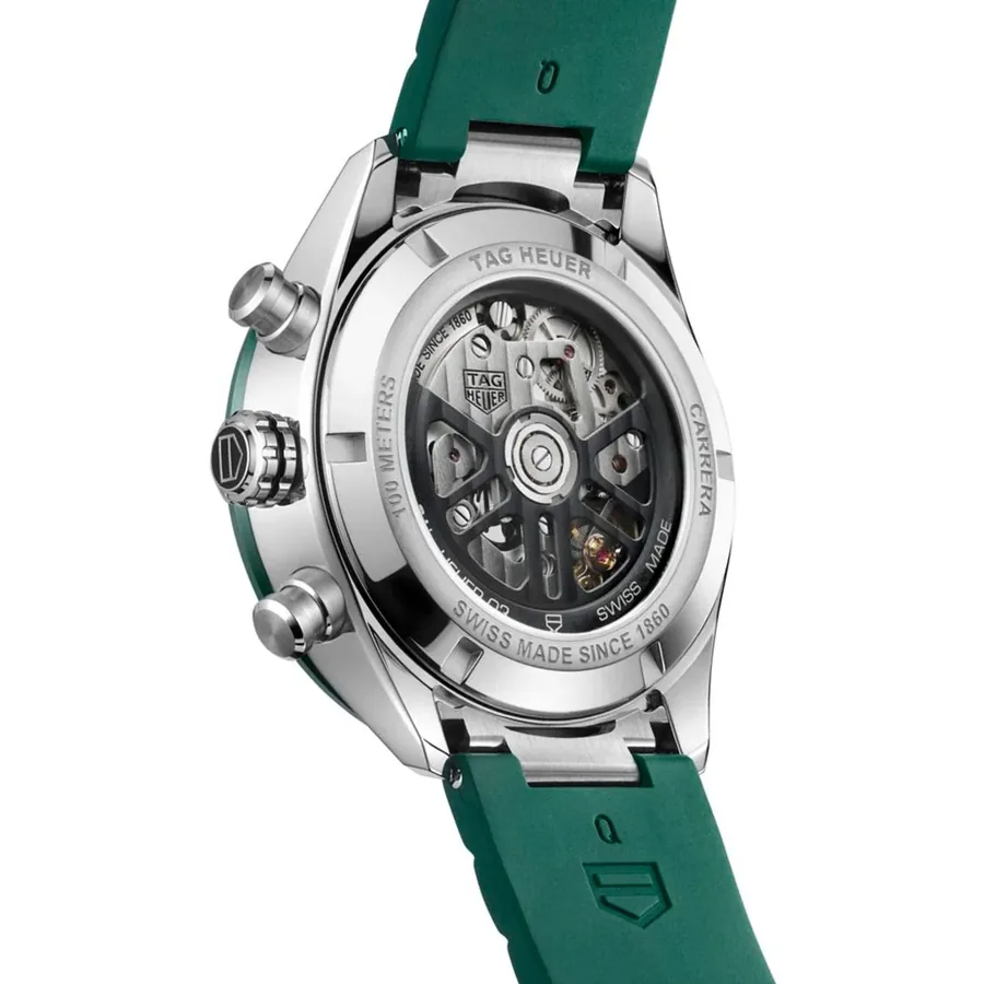 TAG Heuer Carrera 44mm Chronograph Green Dial, Ref. CBN2A1N.FT6238, view 4