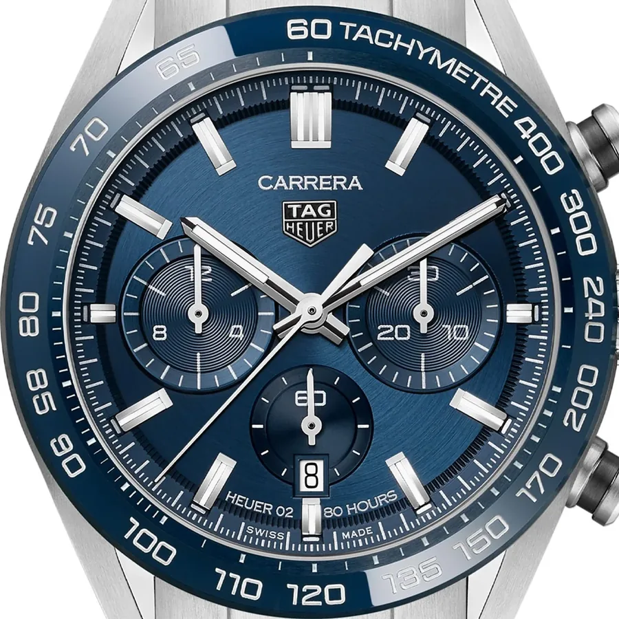 TAG Heuer Carrera 44mm Chronograph Blue Dial, view 2