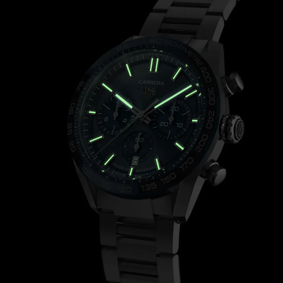 TAG Heuer Carrera 44mm Chronograph Blue Dial, view 7
