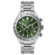 Green dial / Silver-tone
