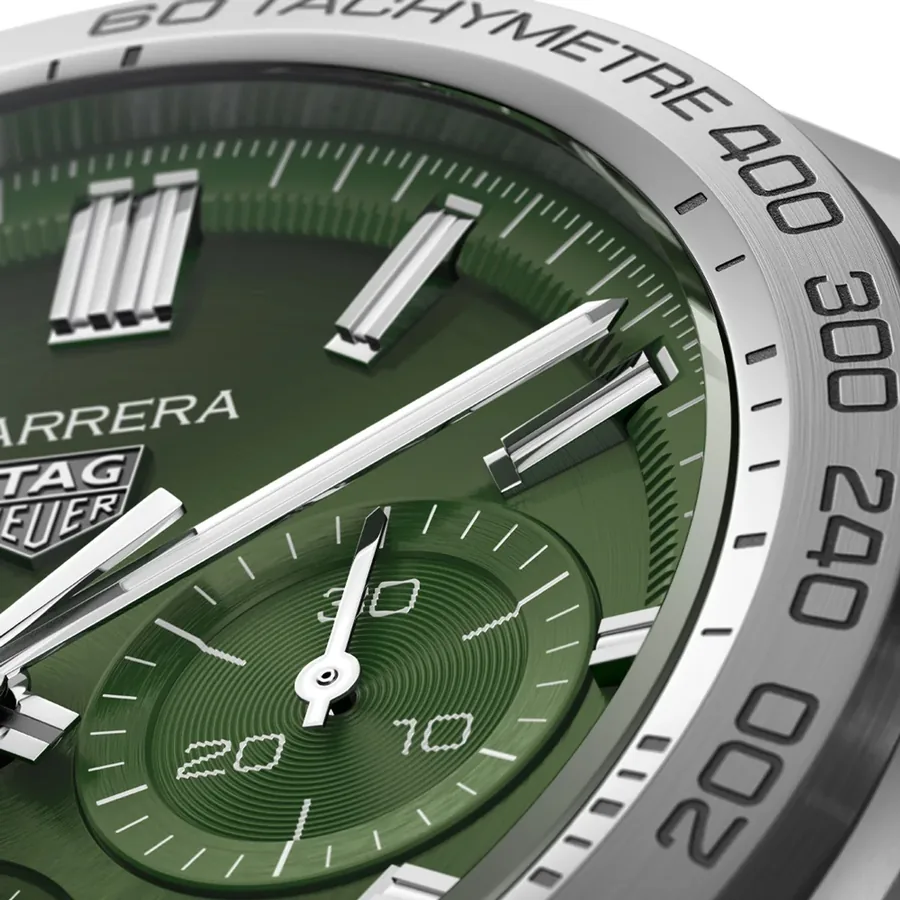 TAG Heuer Carrera 44mm Chronograph Green Dial, Ref. CBN2A10.BA0643, view 4