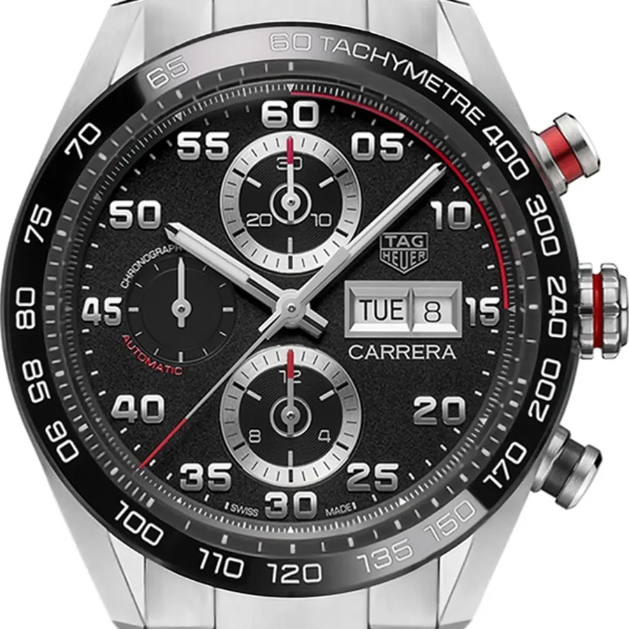 TAG Heuer Carrera 44mm Chronograph Black Dial, Ref. CBN2A1AA.BA0643, view 2