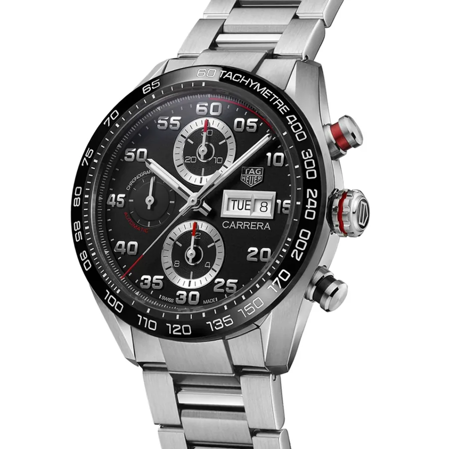 TAG Heuer Carrera 44mm Chronograph Black Dial, Ref. CBN2A1AA.BA0643, view 3