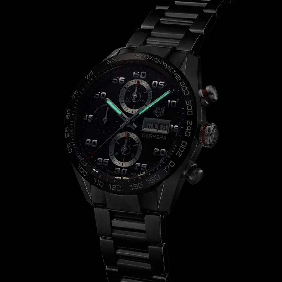 TAG Heuer Carrera 44mm Chronograph Black Dial, Ref. CBN2A1AA.BA0643, view 7