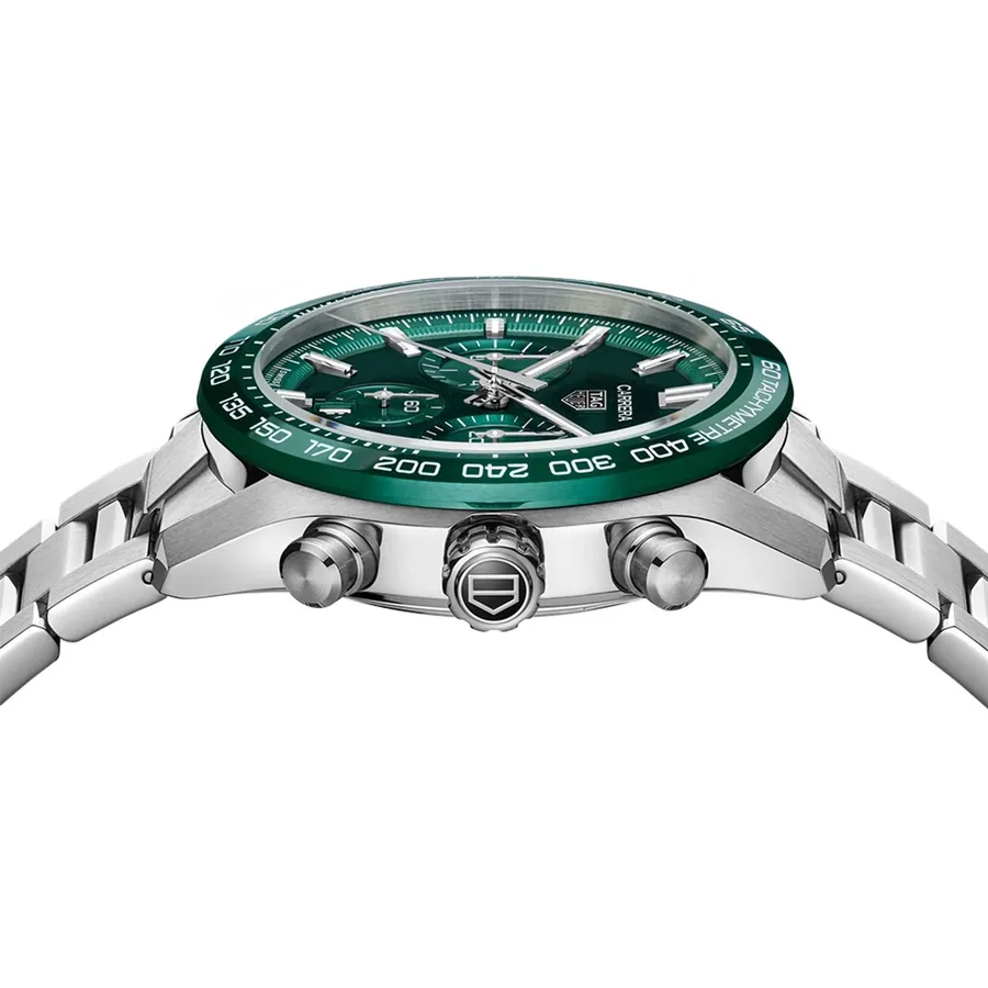 TAG Heuer Carrera 44mm Chronograph Green Dial, Ref. CBN2A1N.BA0643, view 4