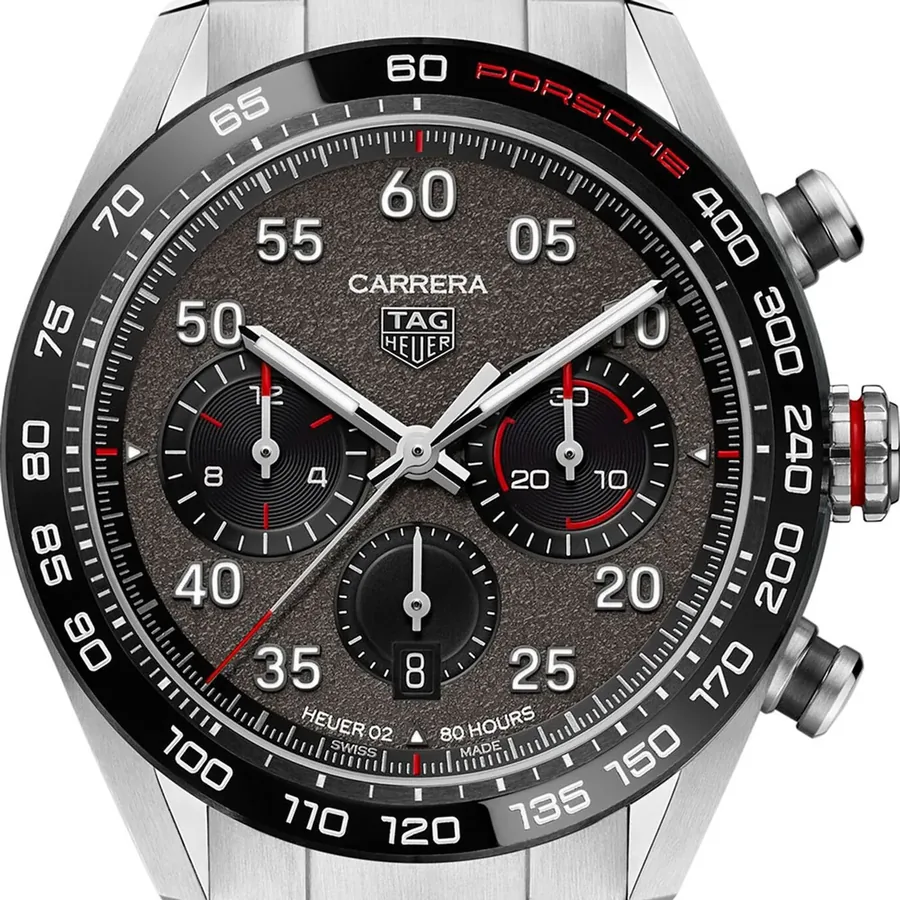 TAG Heuer Carrera 44mm Chronograph Grey Dial, view 2