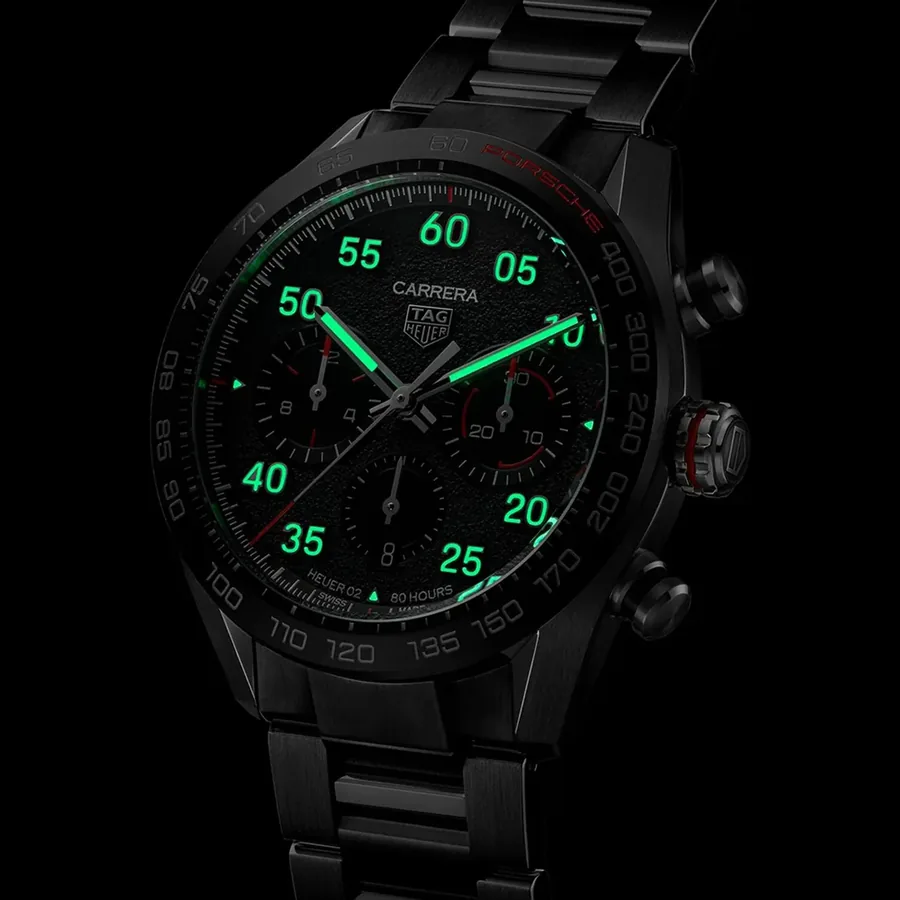 TAG Heuer Carrera 44mm Chronograph Grey Dial, view 8