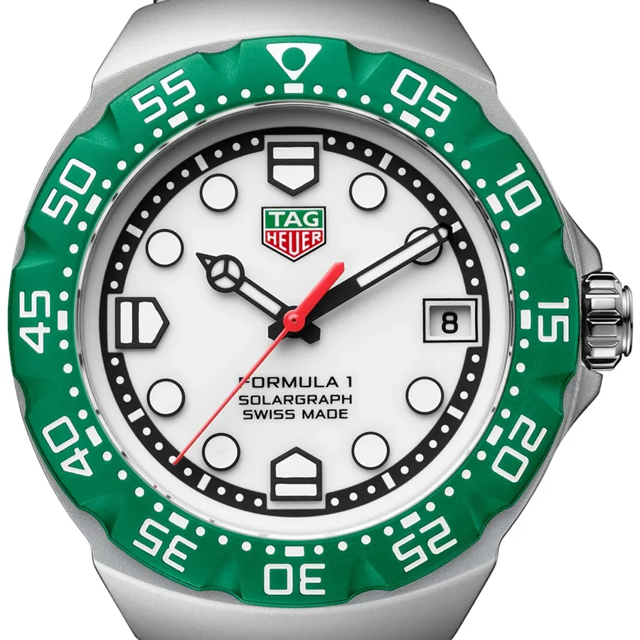 TAG Heuer Formula 1 38mm Solar White Dial, Silver-Tone Stainless Steel Bracelet, Ref. WBY111E.BA0042, view 3