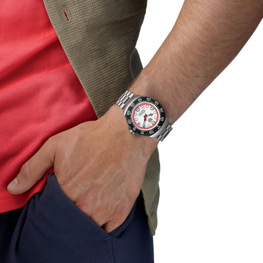 TAG Heuer Formula 1 38mm Solar White Dial, Silver-Tone Stainless Steel Bracelet, Ref. WBY1111.BA0042, view 2