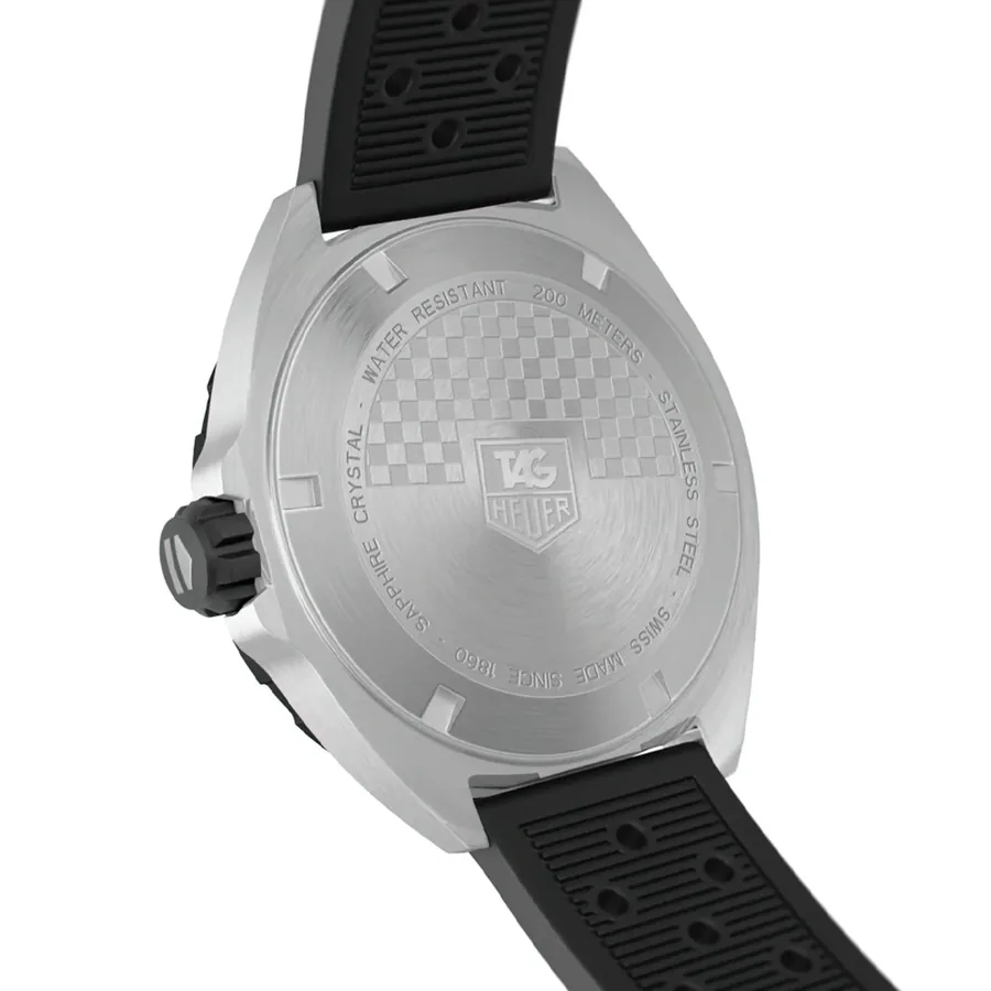 TAG Heuer Formula 1 41mm Black Dial, Black Leather Strap, view 4