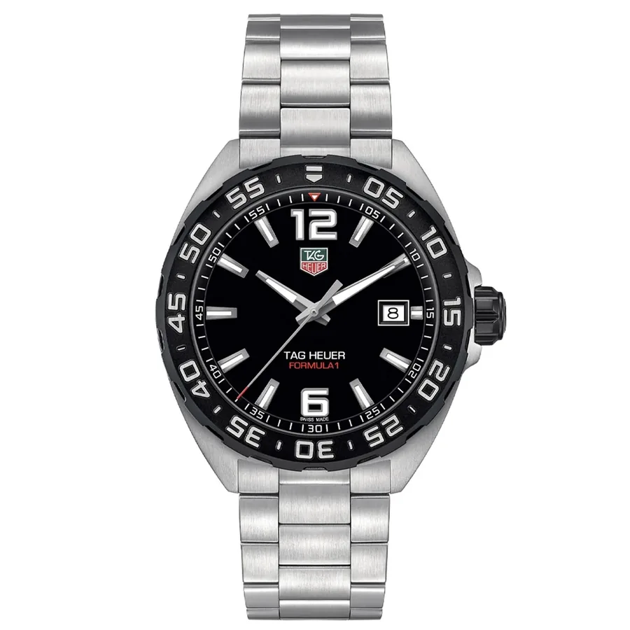 TAG Heuer Formula 1 41mm Black Dial, Silver-Tone Stainless Steel Bracelet, Ref. WAZ1110.BA0875, view 3
