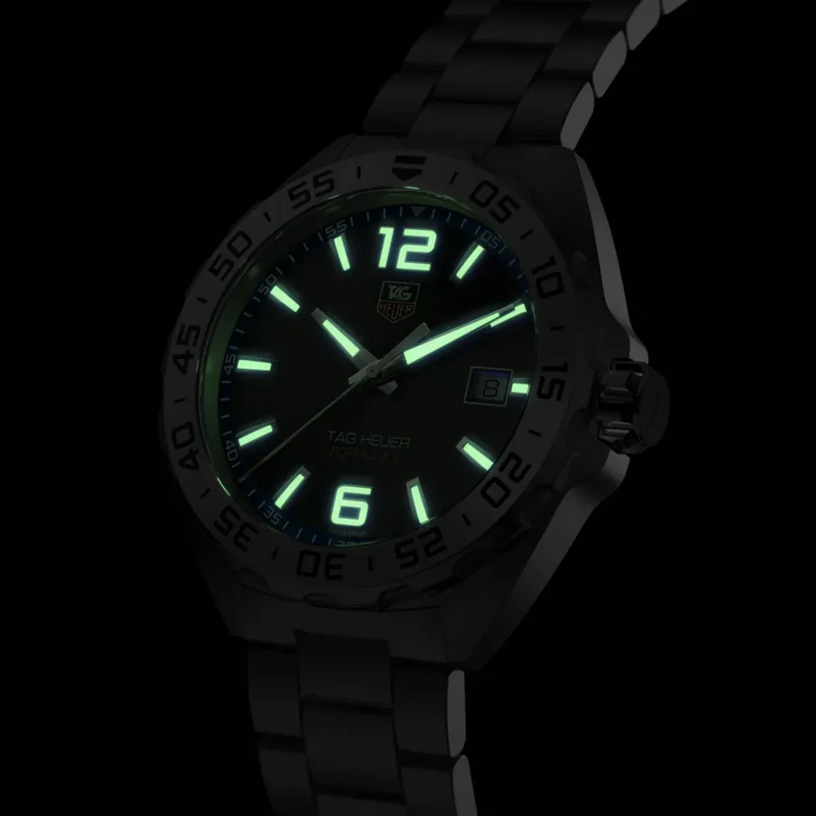 TAG Heuer Formula 1 41mm Black Dial, Silver-Tone Stainless Steel Bracelet, Ref. WAZ1112.BA0875, view 2