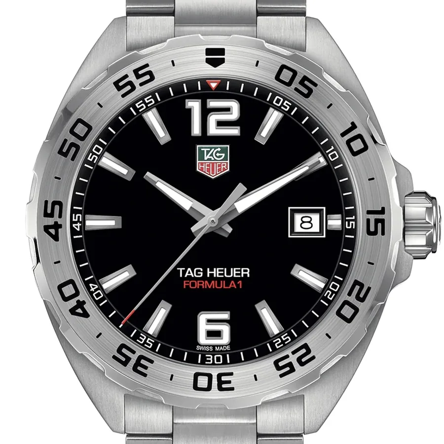 TAG Heuer Formula 1 41mm Black Dial, Silver-Tone Stainless Steel Bracelet, Ref. WAZ1112.BA0875, view 6