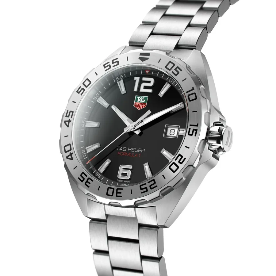 TAG Heuer Formula 1 41mm Black Dial, Silver-Tone Stainless Steel Bracelet, Ref. WAZ1112.BA0875, view 7
