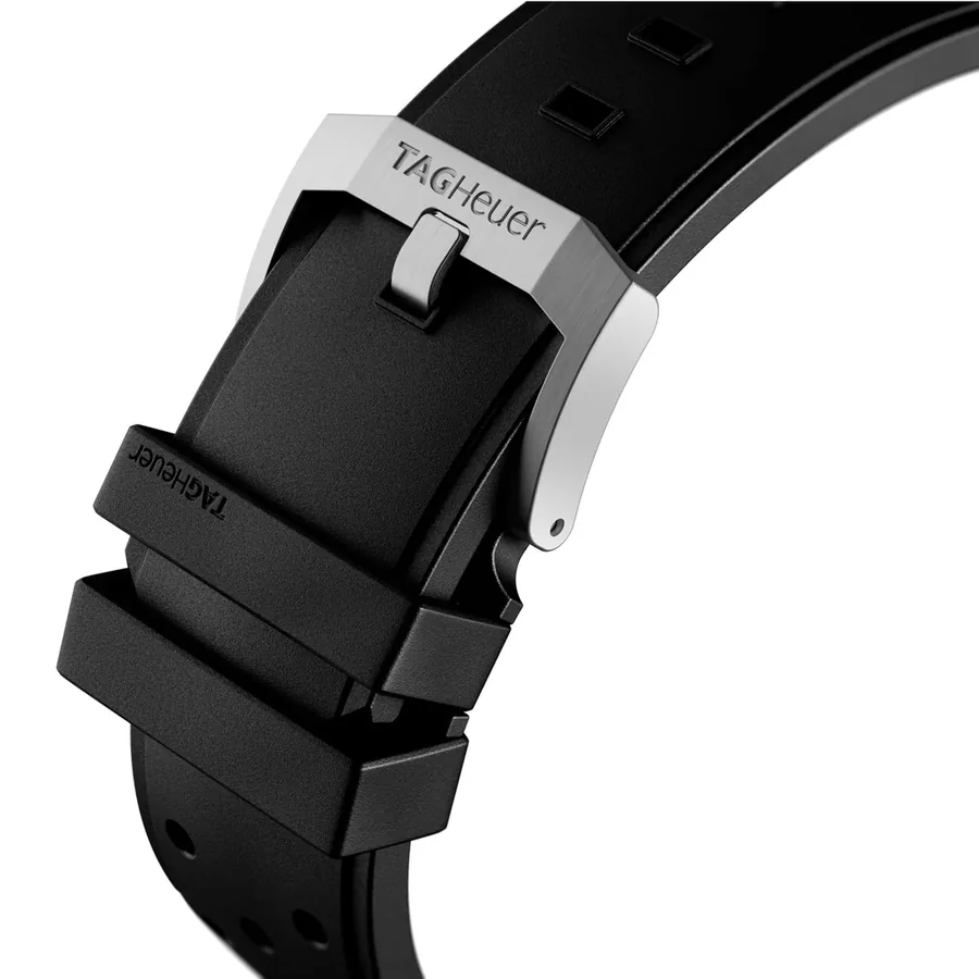 TAG Heuer Formula 1 43mm Chronograph Black Dial, Black Rubber Strap, view 6