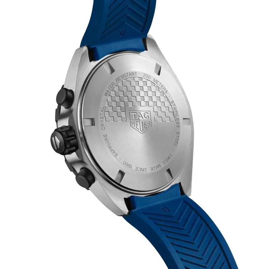 TAG Heuer Formula 1 43mm Chronograph Blue Dial, Blue Rubber Strap, Ref. CAZ101AV.FT8077, view 6