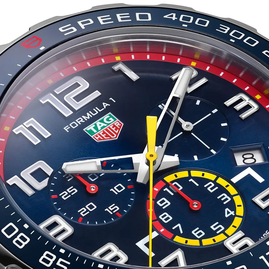 TAG Heuer Formula 1 43mm Chronograph Blue Dial, Blue Rubber Strap, Ref. CAZ101AL.FT8052, view 5