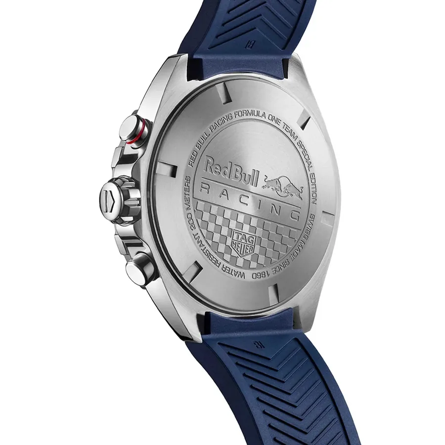 TAG Heuer Formula 1 43mm Chronograph Blue Dial, Blue Rubber Strap, Ref. CAZ101AL.FT8052, view 6