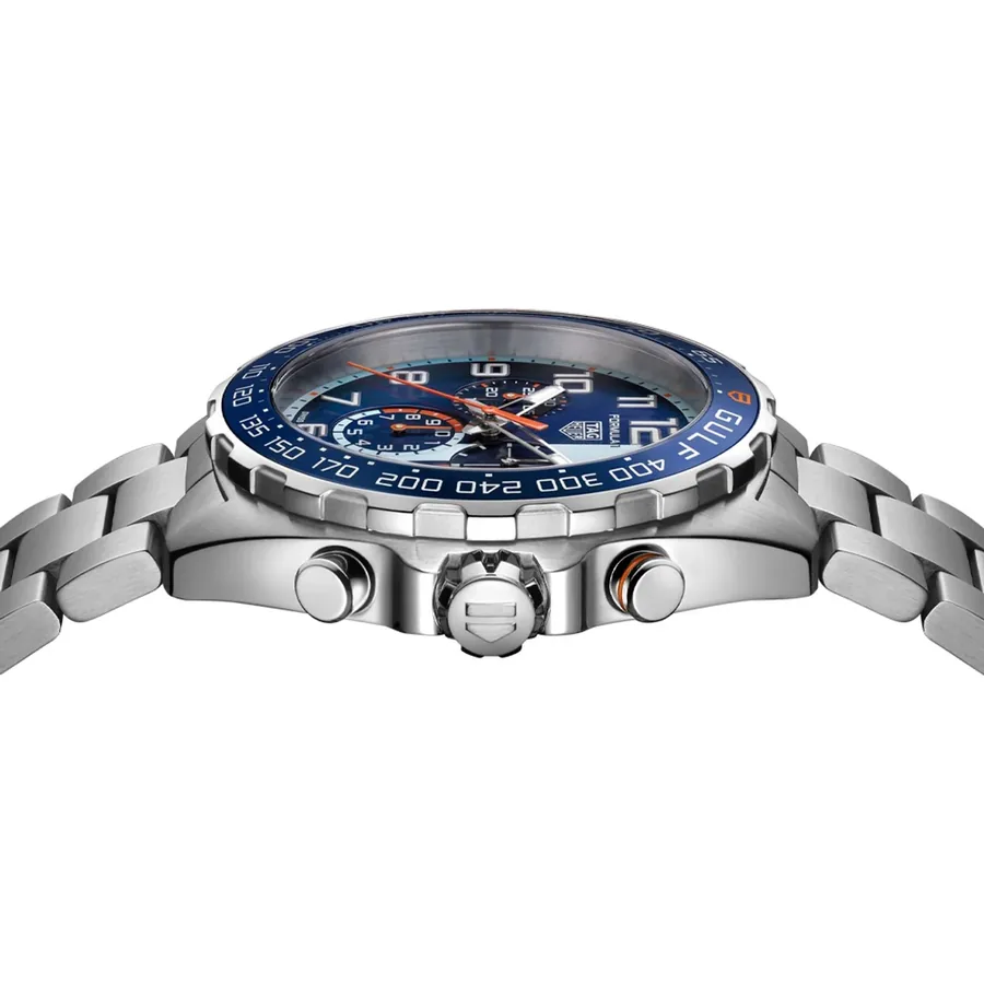 TAG Heuer Formula 1 43mm Chronograph Blue Dial, Silver-Tone Stainless Steel Bracelet, Ref. CAZ101K.BA0842, view 4