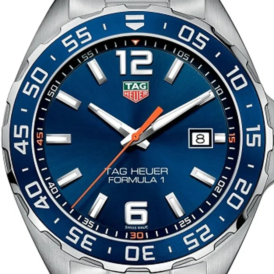 TAG Heuer Formula 1 43mm Chronograph Blue Dial, Silver-Tone Stainless Steel Bracelet, Ref. WAZ1010.BA0842, view 2