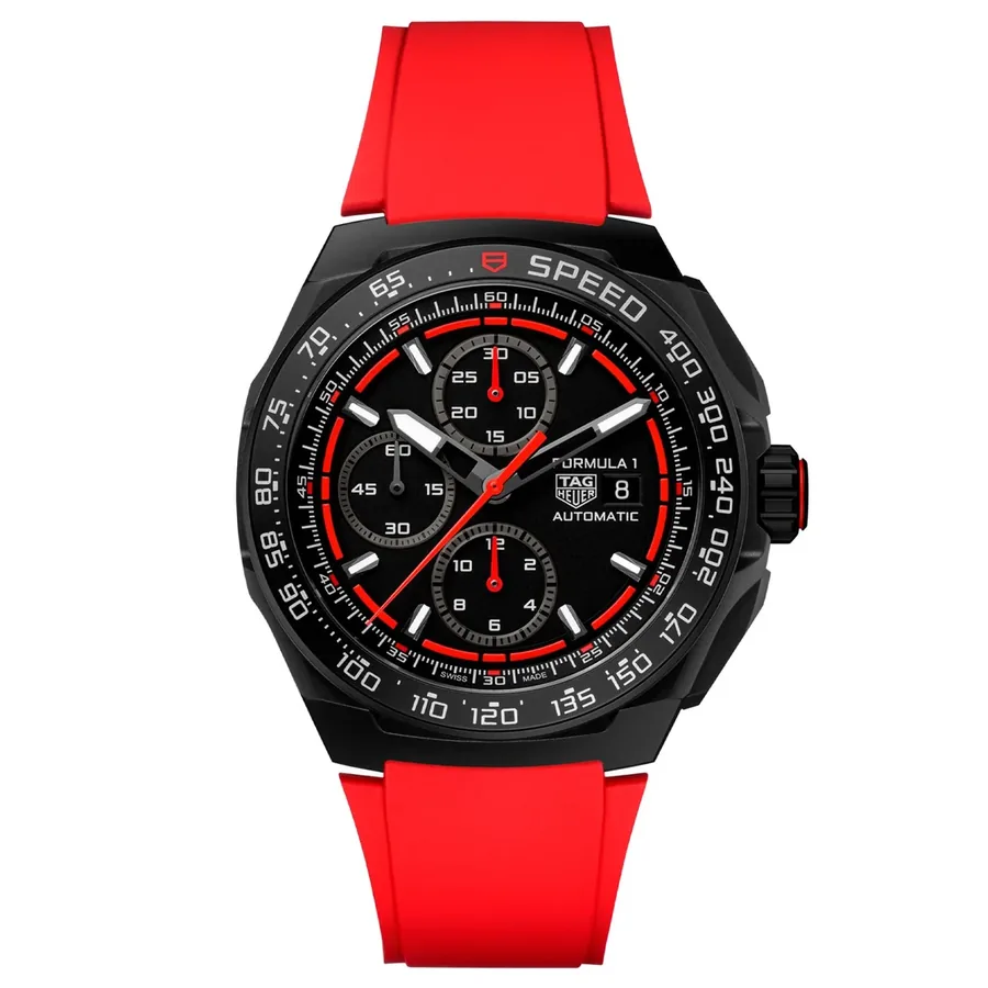 TAG Heuer Formula 1 44mm Automatic Black Dial, front view