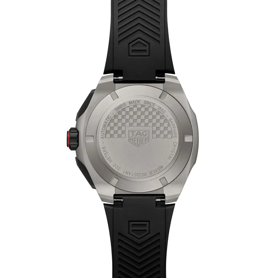TAG Heuer Formula 1 44mm Chronograph Black Dial, Black Rubber Strap, Ref. CBZ2082.FT8096, view 4