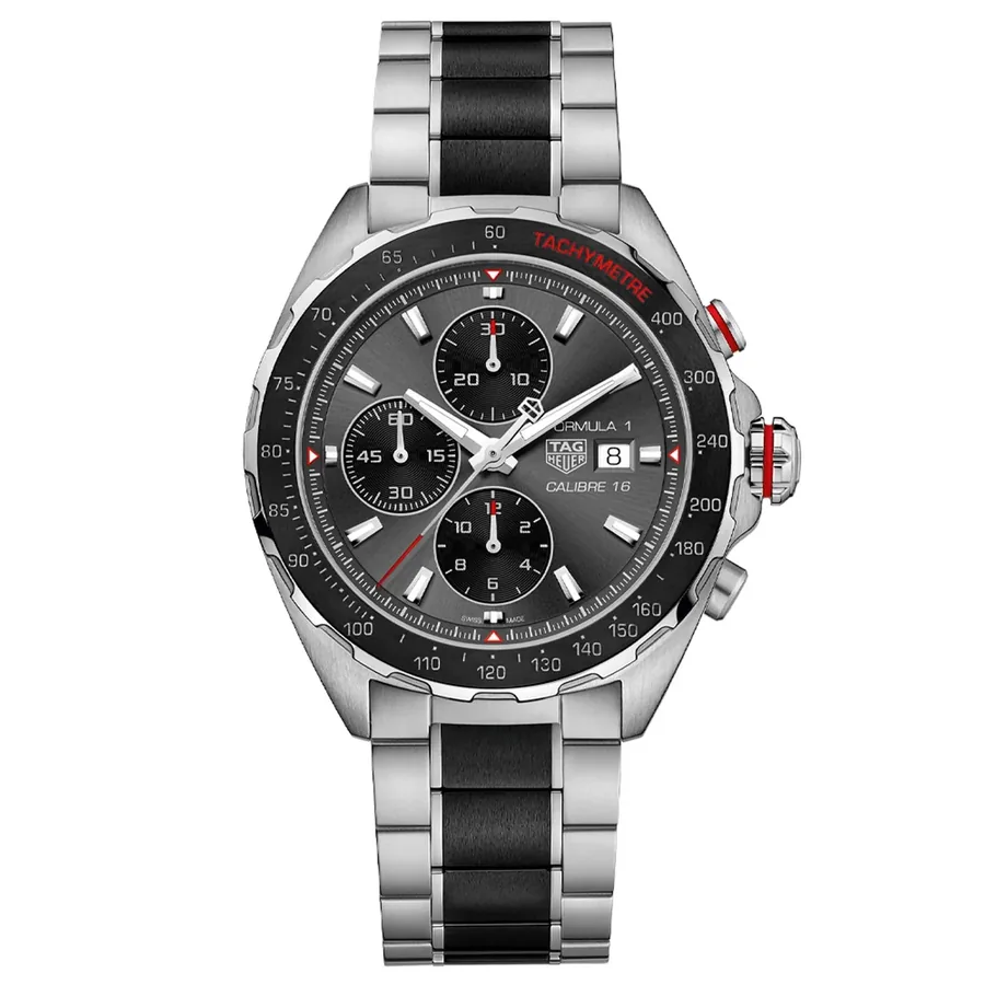 TAG Heuer Formula 1 44mm Chronograph Grey Dial, front view