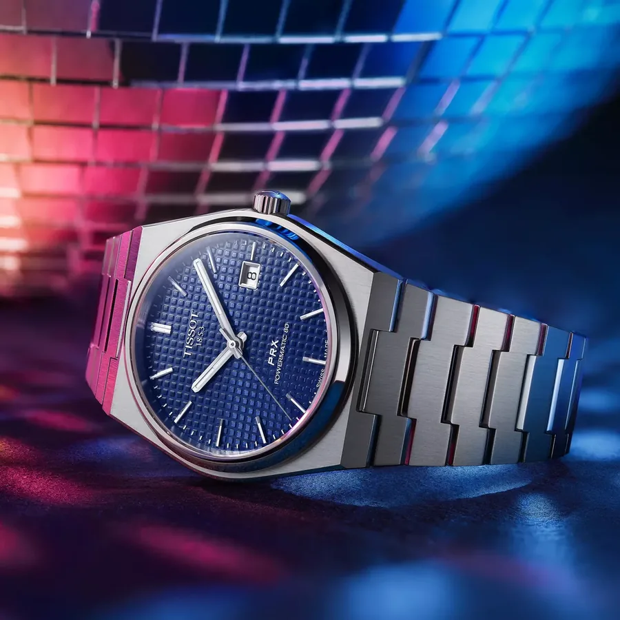 Tissot PRX 40mm, Blue, Powermatic 80, view 2