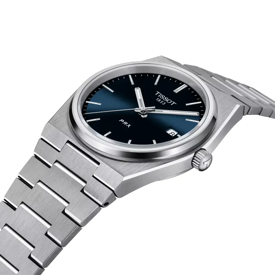 Tissot PRX 40mm, Blue, Swiss quartz, view 2