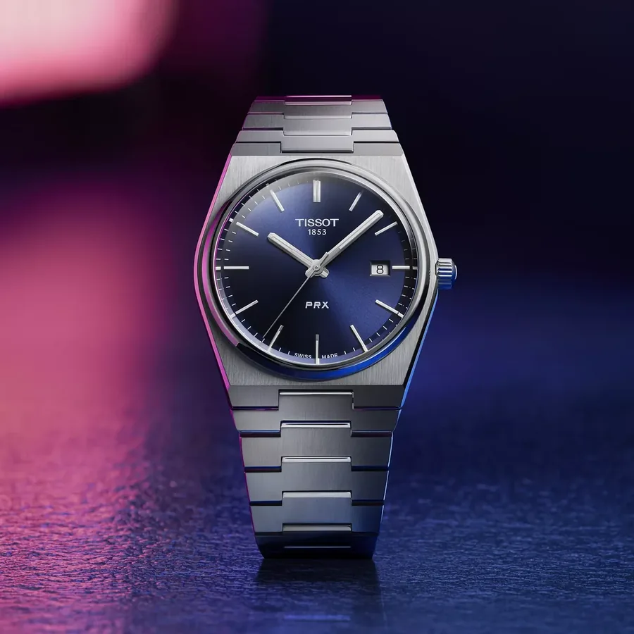 Tissot PRX 40mm, Blue, Swiss quartz, view 7
