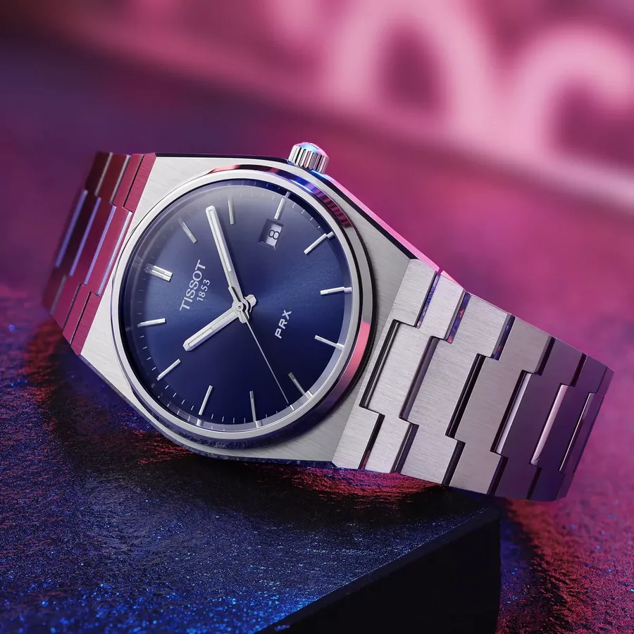 Tissot PRX 40mm, Blue, Swiss quartz, view 8