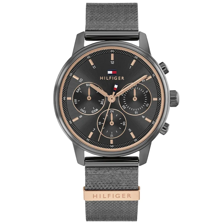 Tommy Hilfiger 34mm Gunmetal Dial, front view
