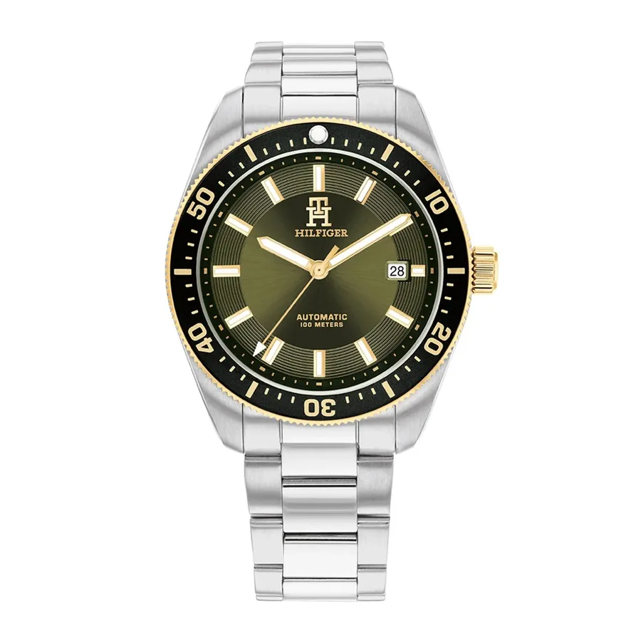 Tommy Hilfiger 40mm Automatic Green Dial, front view